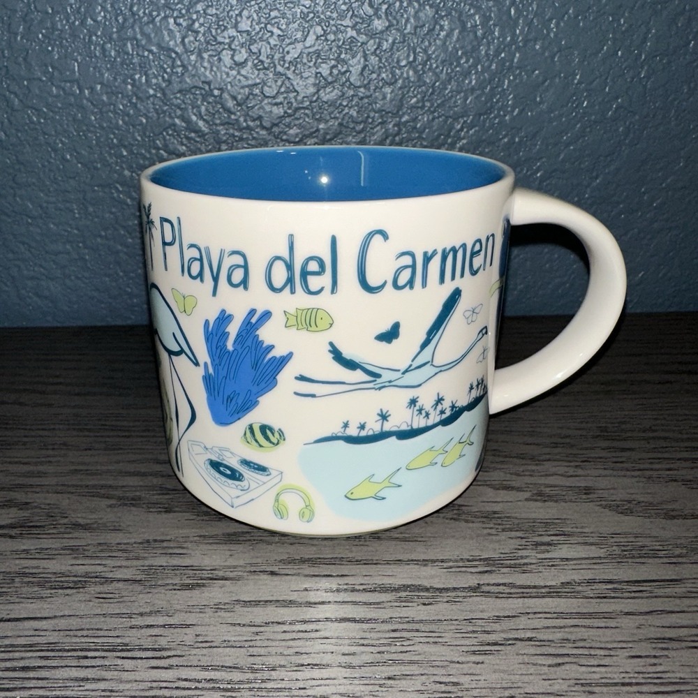 Starbucks Playa Del Carmen Mexico Been There Series Collection 14oz Coffee Mug
